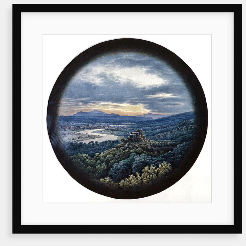 View of Dresden by Karl Friedrich Schinkel