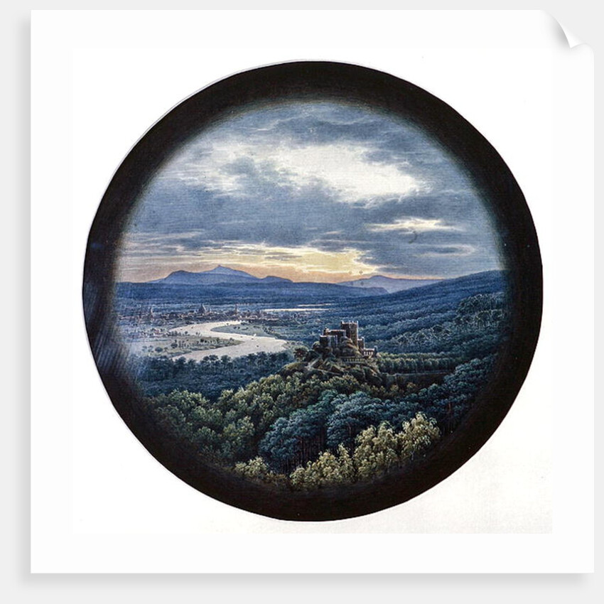 View of Dresden by Karl Friedrich Schinkel