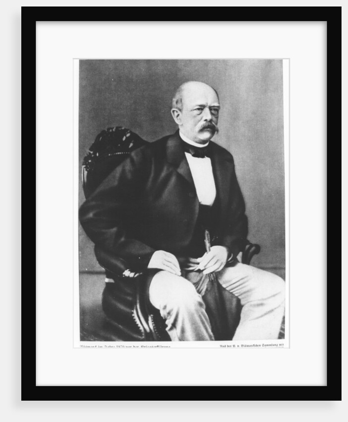 Bismarck in 1870 before the Declaration of War by School German