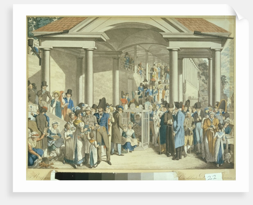 Health Community at the Karlsbader Fountain, 1810 by Georg Emanuel Opitz