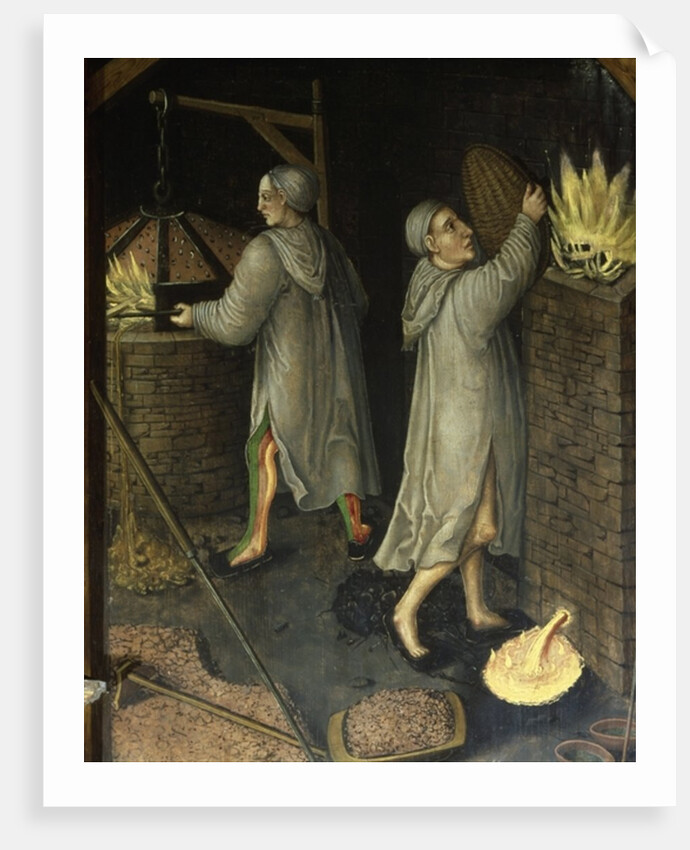 Detail from Mining Landscape, 1521 by Hans Hesse