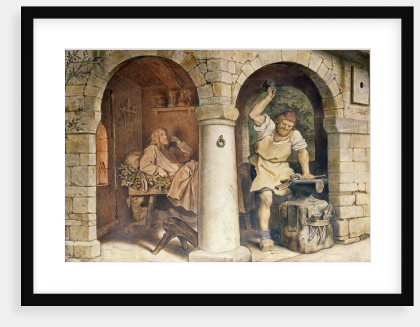 The Blacksmith of Ruhla, c.1854 by Moritz Ludwig von Schwind