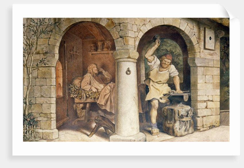 The Blacksmith of Ruhla, c.1854 by Moritz Ludwig von Schwind