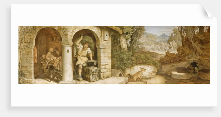 The Blacksmith of Ruhla, c.1854-55 by Moritz Ludwig von Schwind