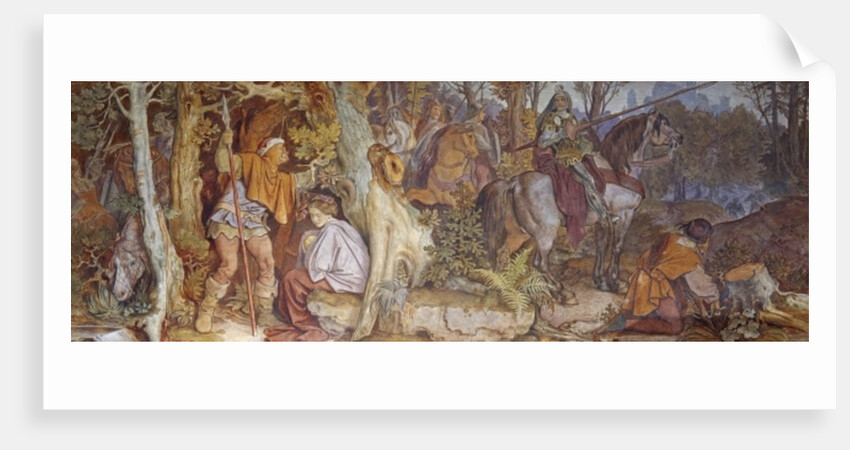 The legend of Frederick the Peaceable's Taufritt, 1854 by Moritz Ludwig von Schwind