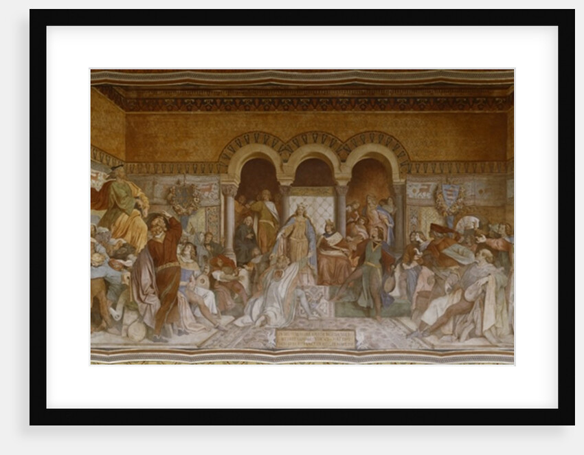 Der Saengerkrieg, c.1854-55 by Moritz Ludwig von Schwind