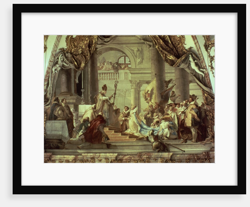 Emperor Frederick Barbarossa's wedding to Beatrix of Burgundy in 1156, c.1751-52 by Giovanni Battista Tiepolo