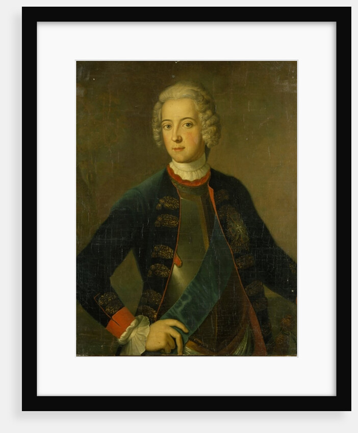 Crown Prince Frederick II, 1728 by Antoine Pesne
