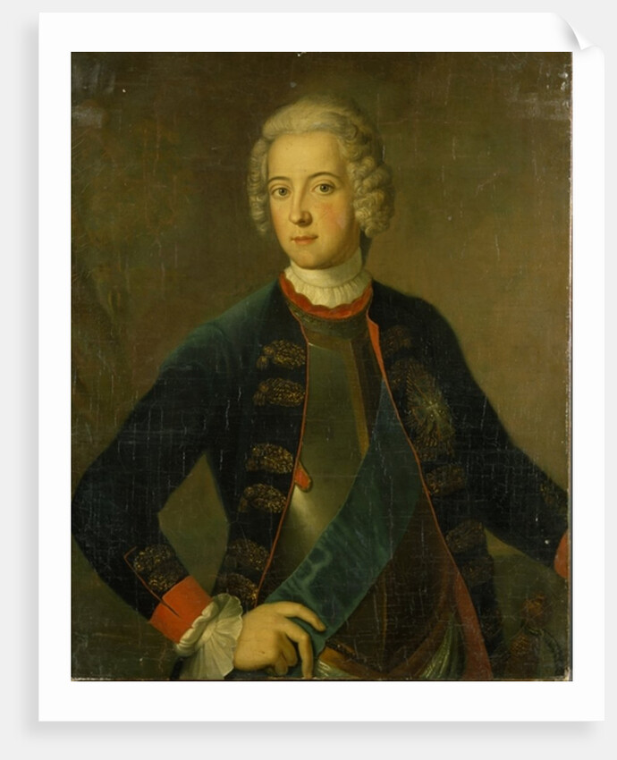 Crown Prince Frederick II, 1728 by Antoine Pesne