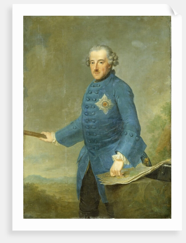 Frederick II the Great of Prussia, c.1770 by Johann Georg Ziesenis