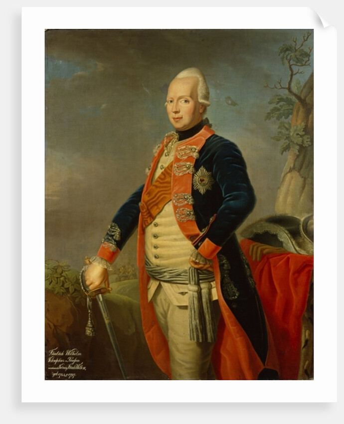 Frederick William II of Prussia, c.1770 by Johann Jacob Tischbein