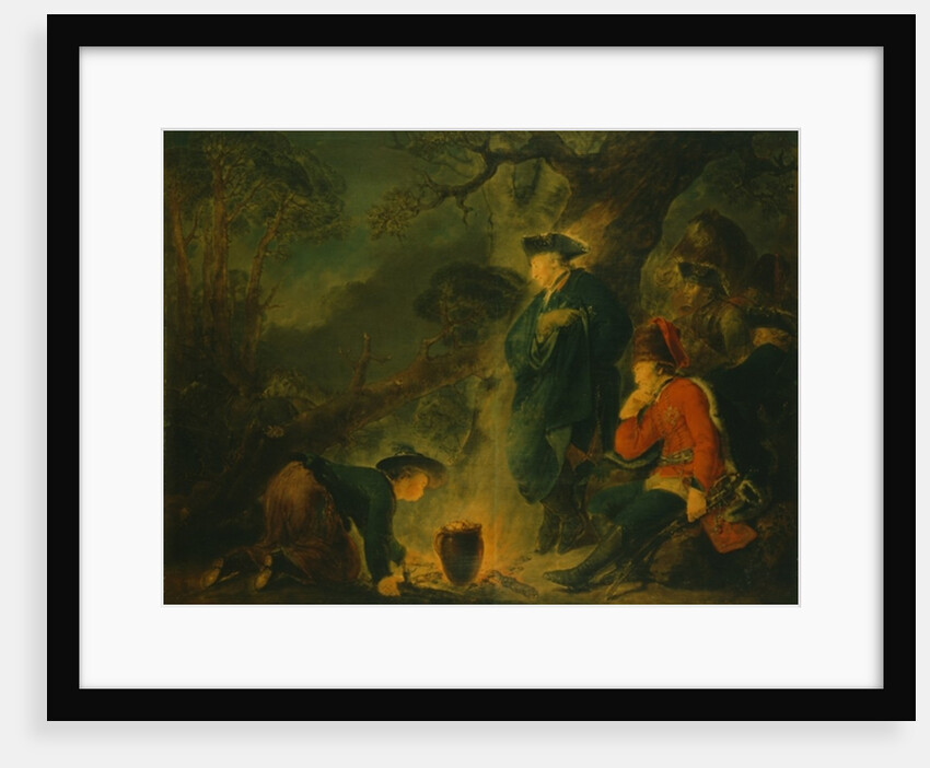 Frederick the Great and General von Ziethen on their way to the Battle of Torgau by Christian Bernhard Rode