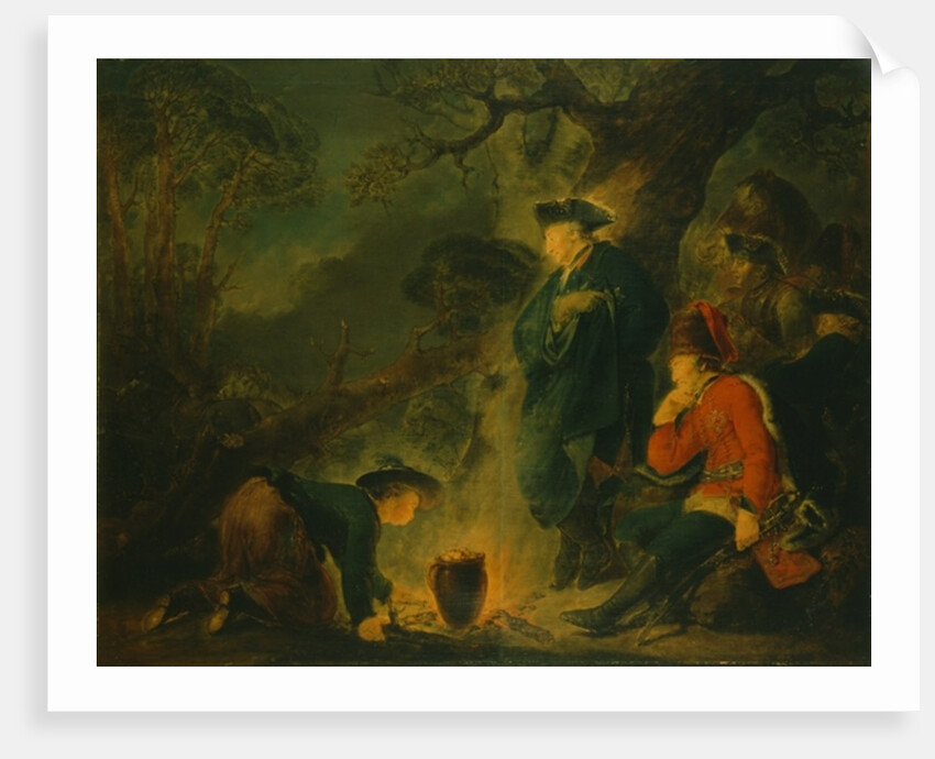 Frederick the Great and General von Ziethen on their way to the Battle of Torgau by Christian Bernhard Rode