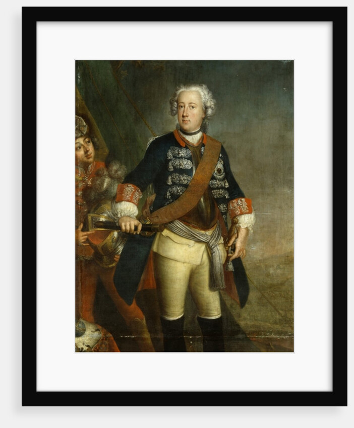 Frederick II as King by Antoine (attr. to) Pesne