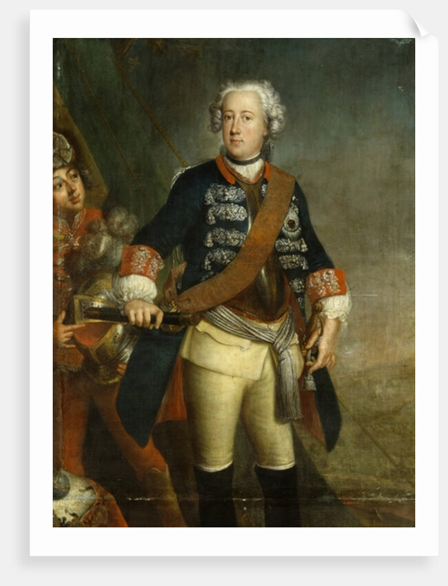 Frederick II as King by Antoine (attr. to) Pesne