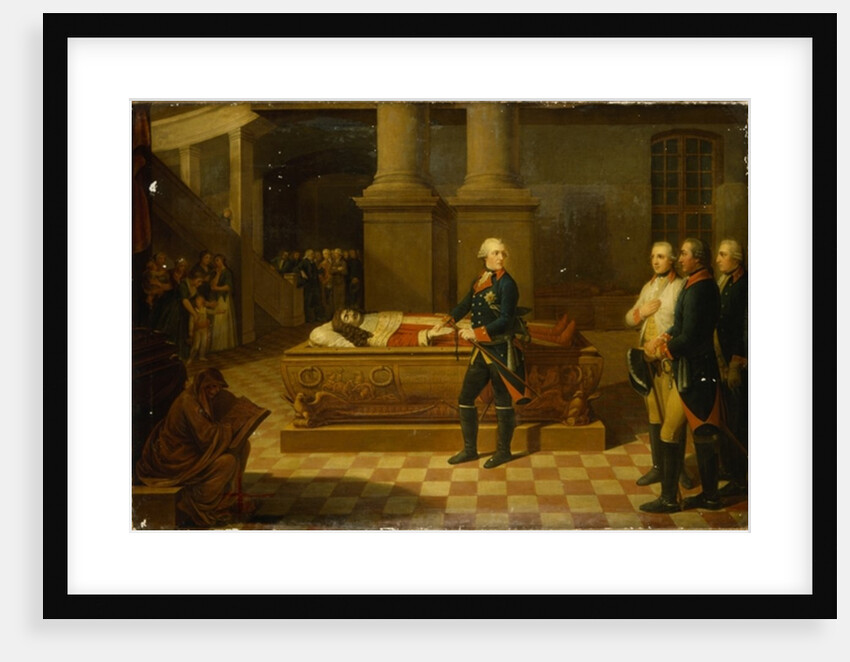Frederick II in the Elector's Crypt by German School