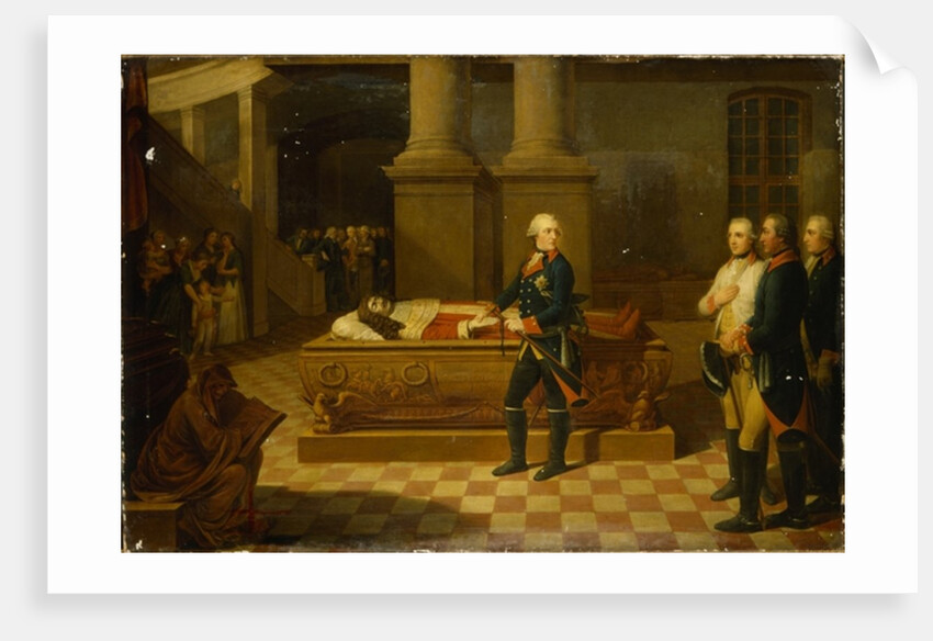 Frederick II in the Elector's Crypt by German School