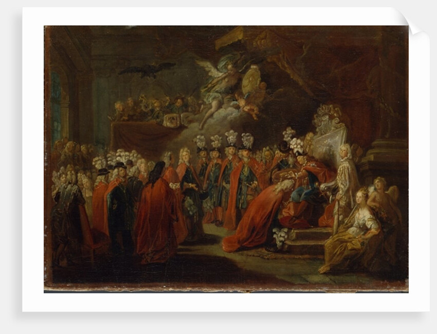 Founding of the Order of the Black Eagle by Antoine Pesne