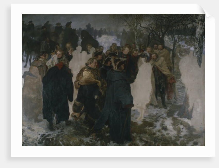 Speech before the Battle of Leuthen, 1858 by Adolph Friedrich Erdmann von Menzel