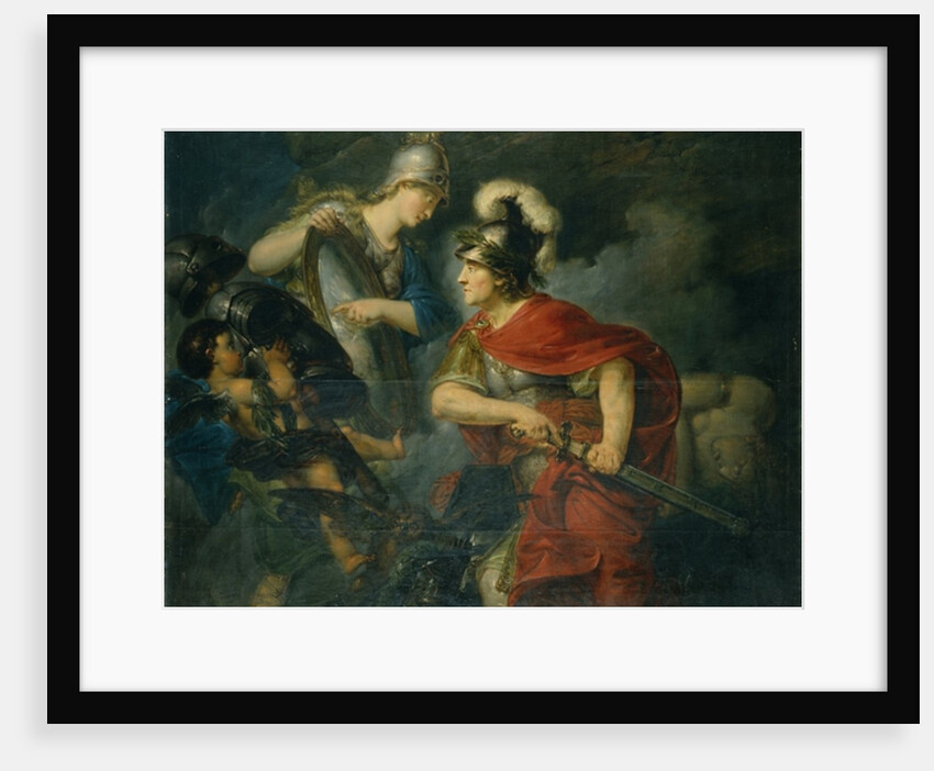 Minerva Showing her Envy in the Polished Shield by Christian Bernhard Rode