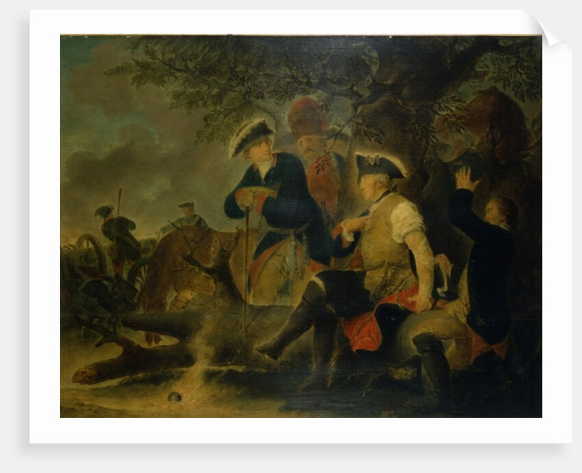 He can't have seen very many canonballs by Christian Bernhard Rode