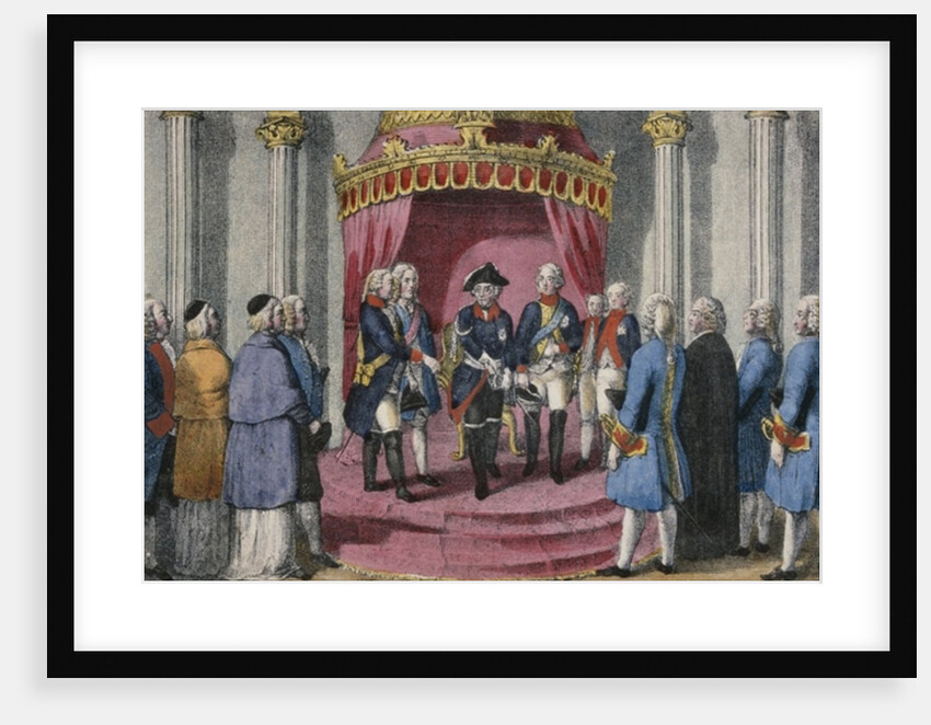 Homage of the Silesian Estates, 7 November 1741 by German School