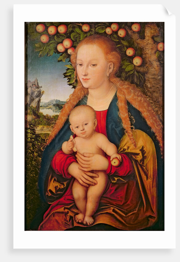 The Virgin and Child under an Apple Tree by Lucas the Elder Cranach