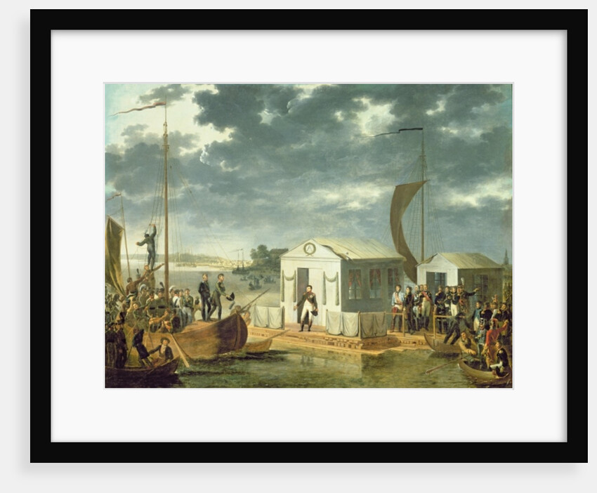 Treaty of Tilsitz, 1807 by Adolphe Roehn