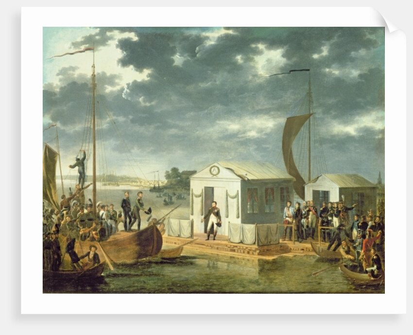 Treaty of Tilsitz, 1807 by Adolphe Roehn