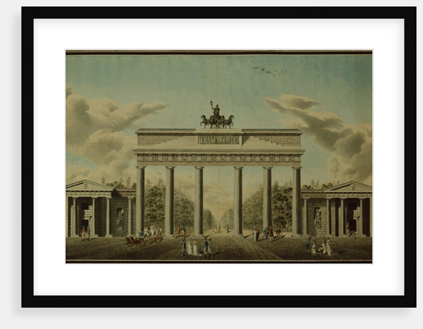 Brandenburg Gate, 1812 by German School