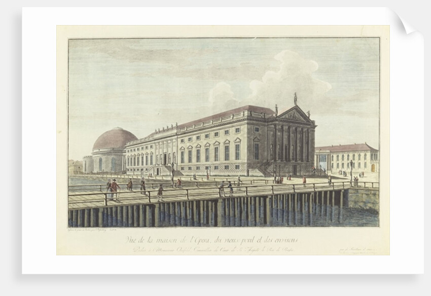 The Opera House, Berlin by Johann Georg Rosenberg