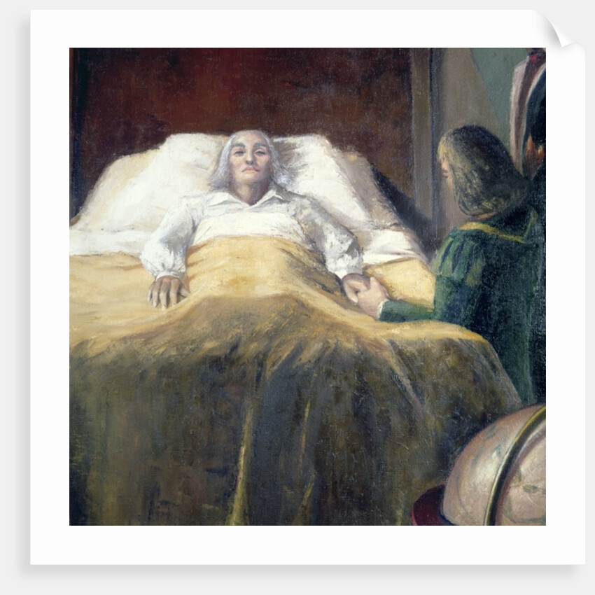 Columbus on his Death Bed by Anonymous