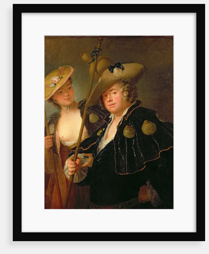 Gustav Adolf Graf von Gotter and his Niece Friederike von Wangenheum in Pilgrim Costumes, c.1750 by Antoine Pesne