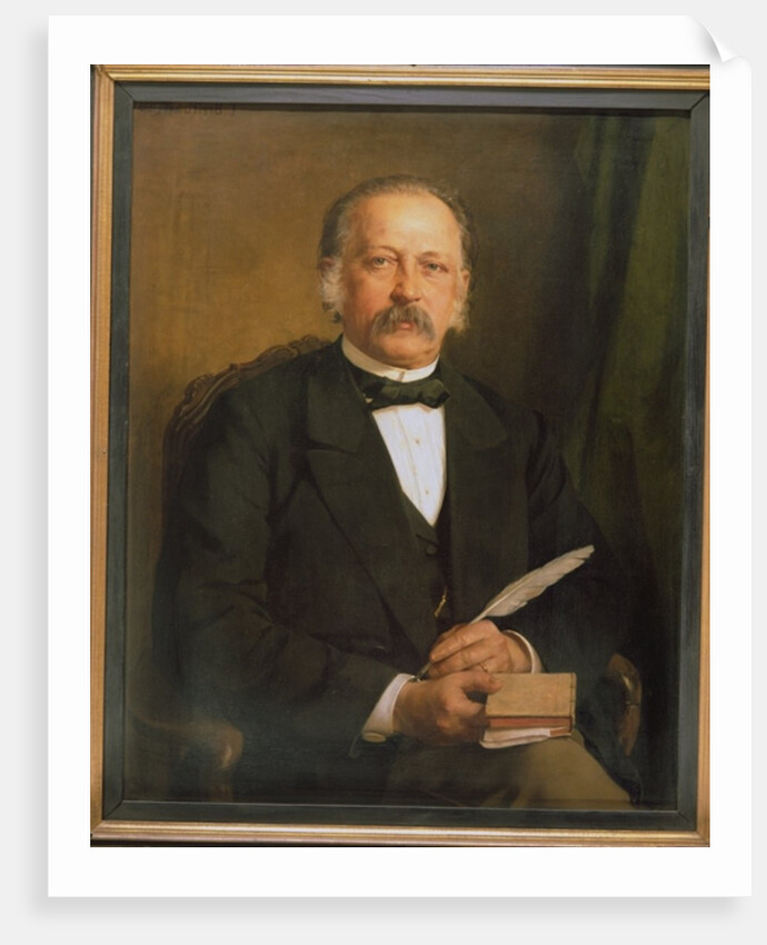 Theodor Fontane, 1883 by Karl Breitbach