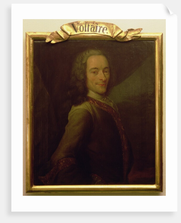 Portrait of Voltaire by French School