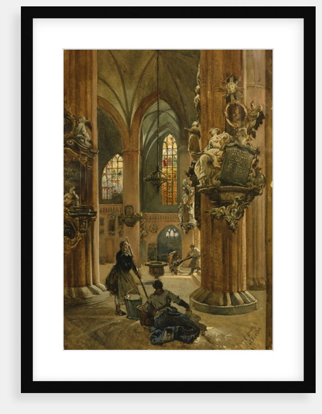 Interior of the Church of St. Nicholas, Berlin, 1886 by Julius the Younger Jacob