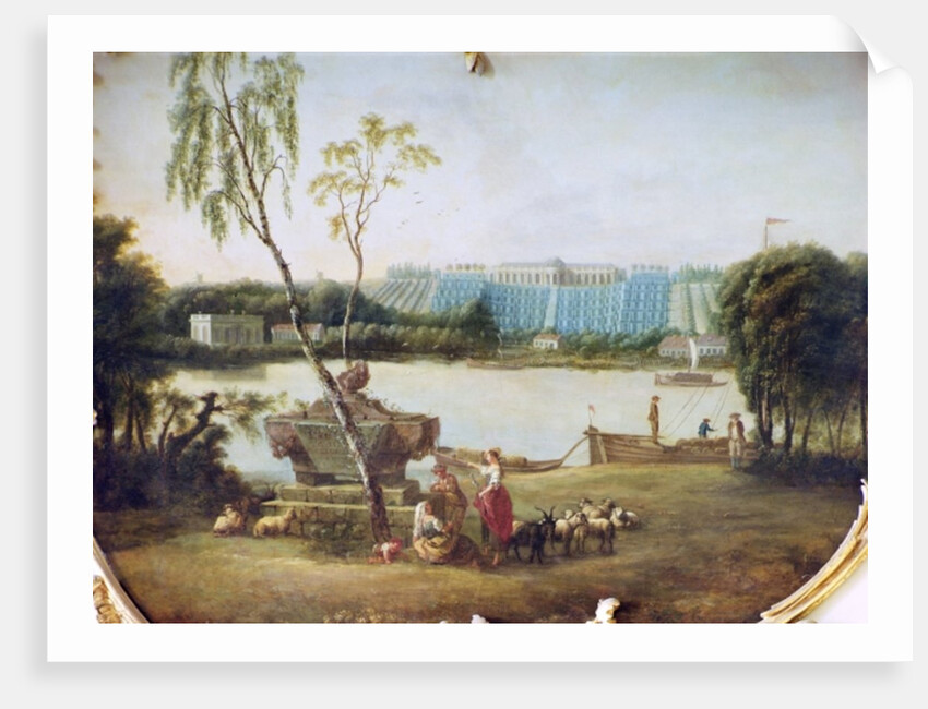 Construction of the terraces at Schloss Sanssouci, 1747 by Carl Sylva Dubois