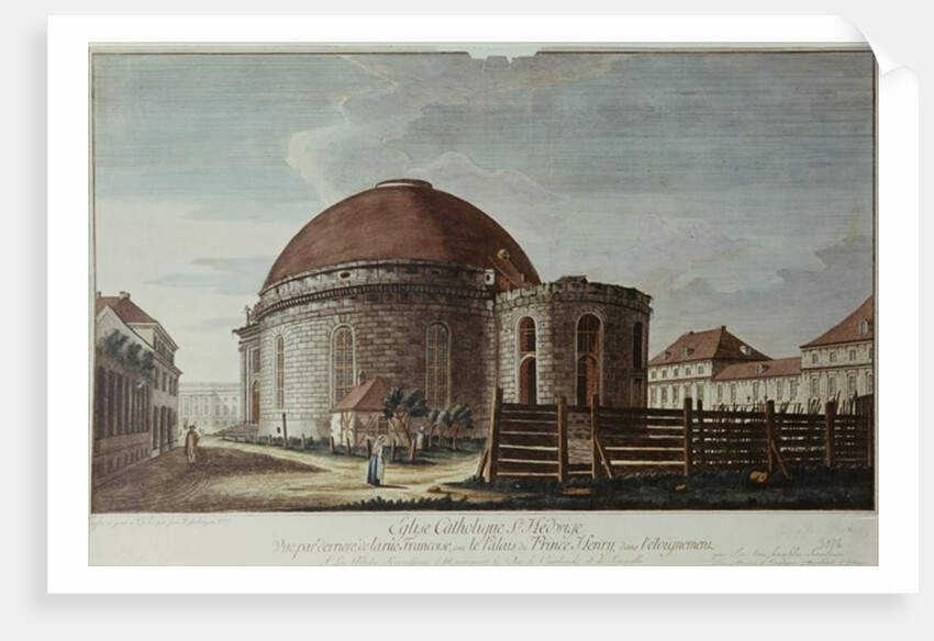 St. Hedwig, Cathedral, Berlin by Johann Carl Wilhelm Rosenberg