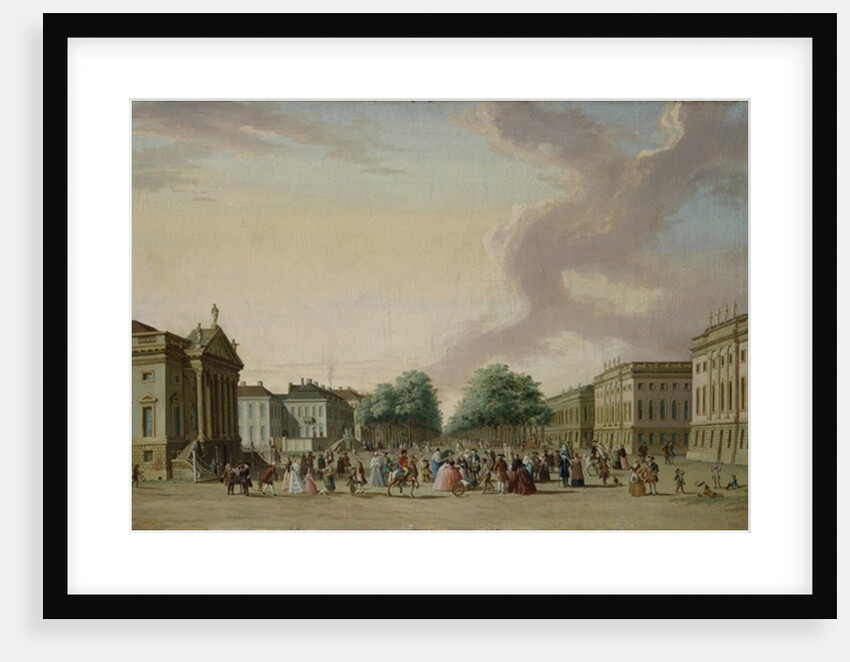 Unter den Linden, Berlin, 1770 by Karl Friedrich Fechhelm