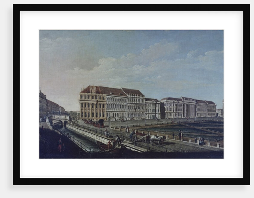 The Post Office in Potsdam, 1784 by Johann Friedrich Meyer