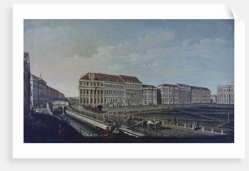 The Post Office in Potsdam, 1784 by Johann Friedrich Meyer