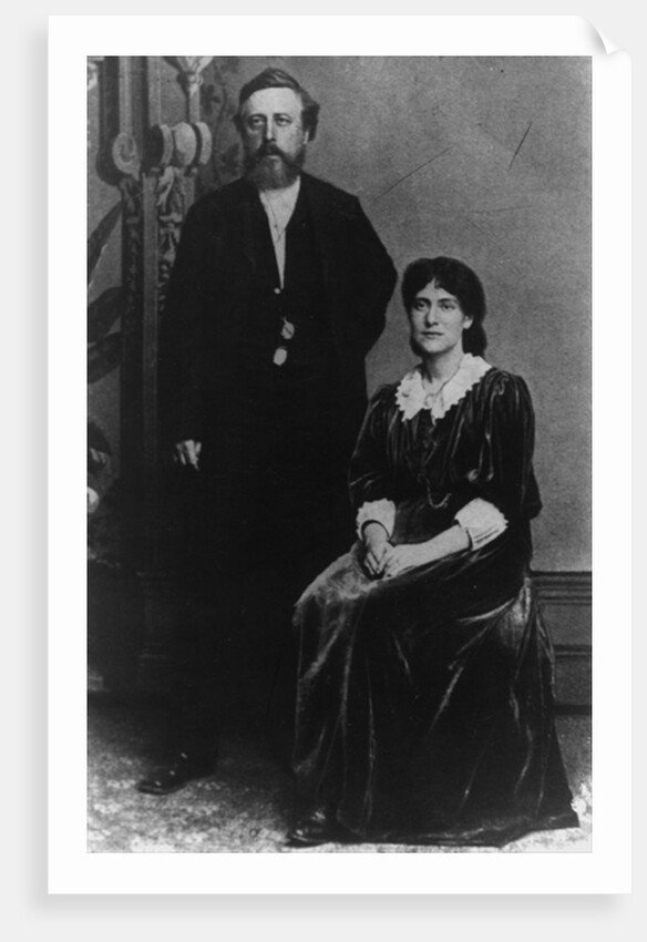 Wilhelm Liebknecht and Eleanor Aveling in America, 1887 by German Photographer