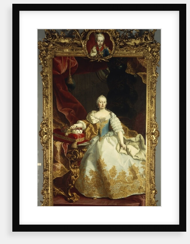 Portrait of Empress Maria Theresa with Joseph II as a child, 1744 by Martin van Mytens or Meytens