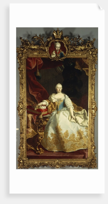 Portrait of Empress Maria Theresa with Joseph II as a child, 1744 by Martin van Mytens or Meytens
