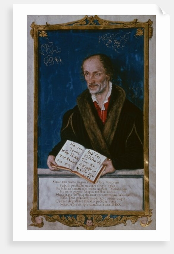 Portrait of Philipp Melanchthon by Lucas the Younger Cranach