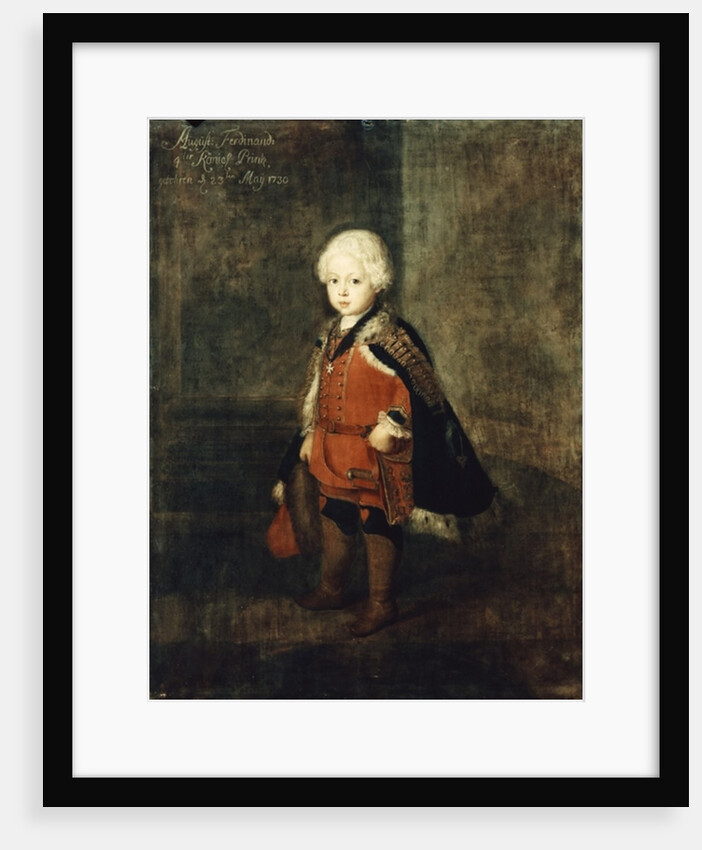 Prince Augustus William aged four, 1734 by Antoine Pesne