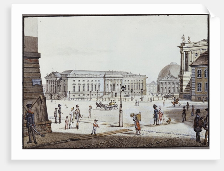 The Opernplatz, Berlin by F.A. Calau