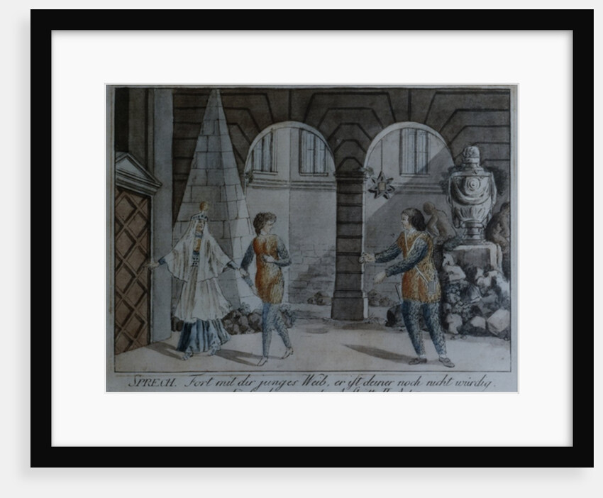 Scene from 'The Magic Flute' by Wolfgang Amadeus Mozart by School German