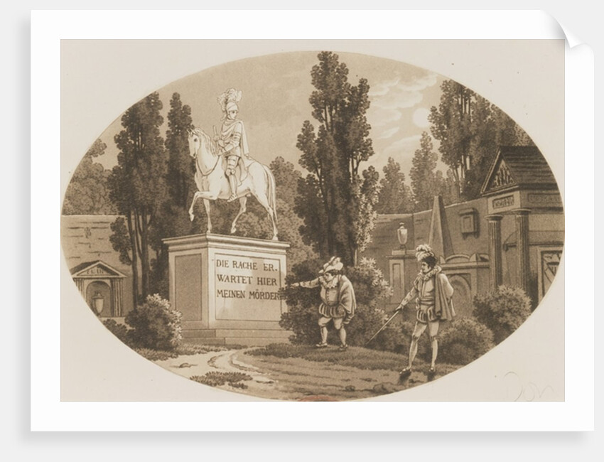 Scene from 'Don Giovanni' by Wolfgang Amadeus Mozart by School German