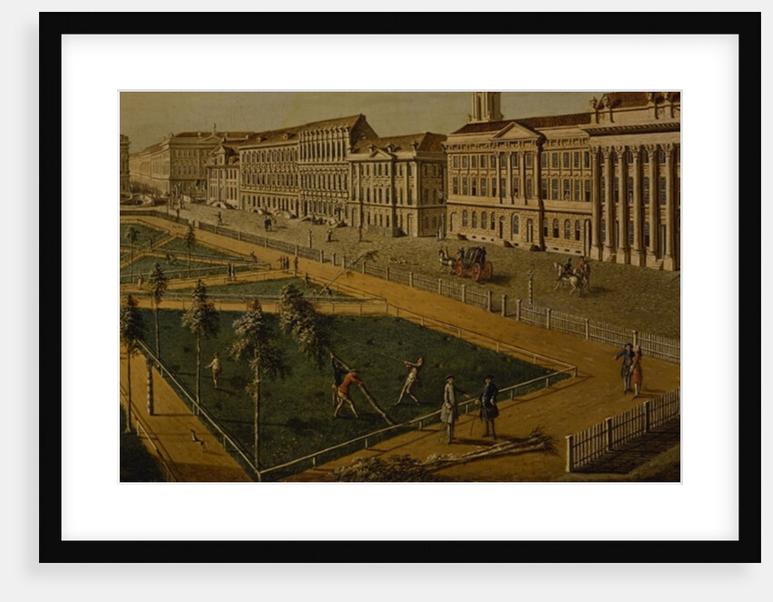 View of Wilhelmsplatz from the north, 1773 by Johann Friedrich Meyer